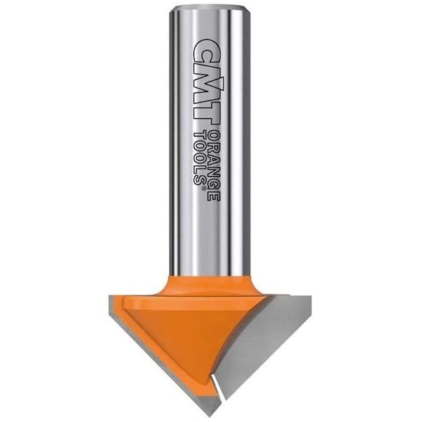 V-Grooving Bit with 90-Degree Cutting Angle, 1/2-Inch Shank